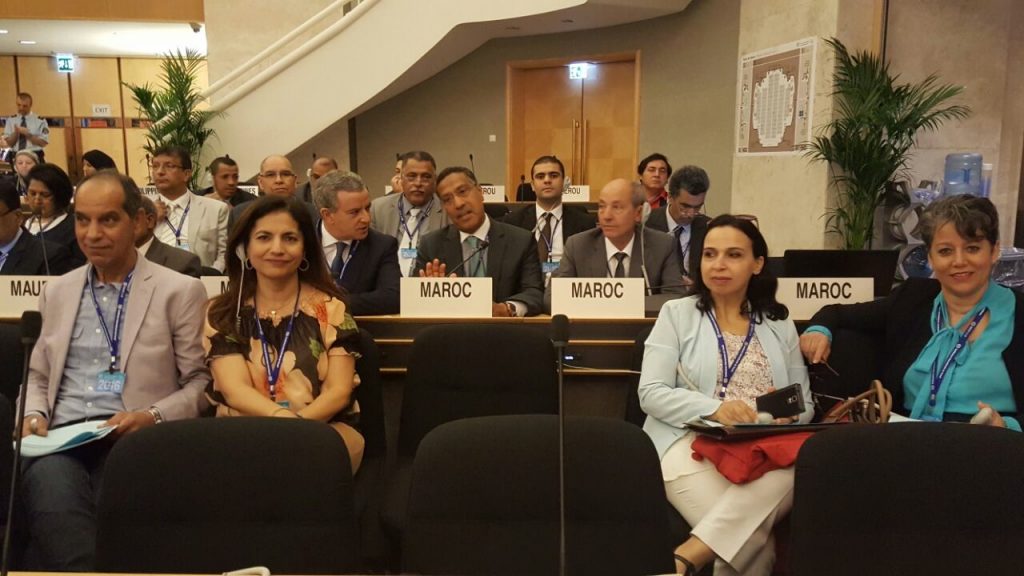 مشاركة وفد رفيع المستوى من الاتحاد المغربي للشغل في أشغال مؤتمر منظمة العمل الدولية بجنيف بدورته  105