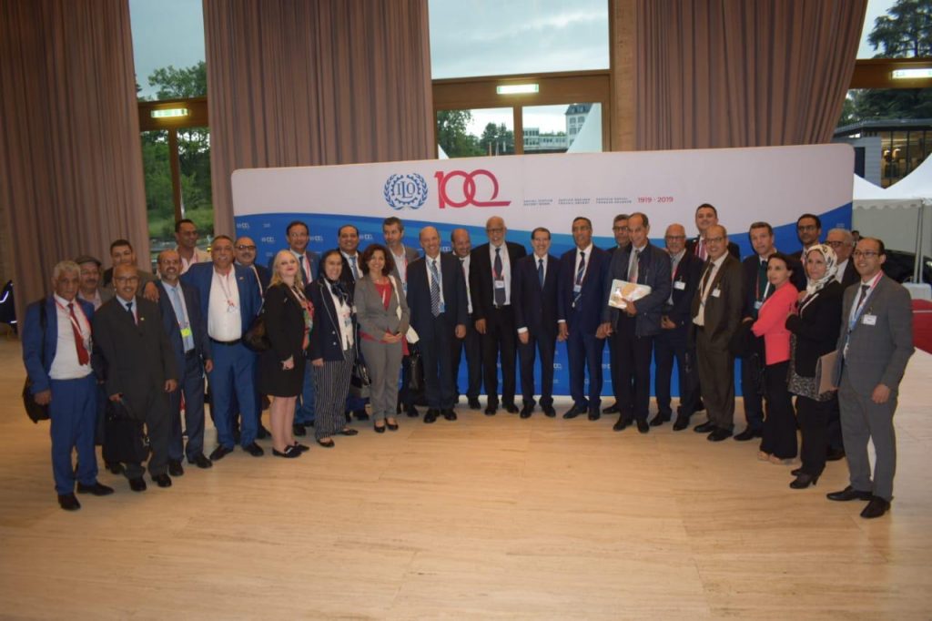 Importante participation de l’Union Marocaine du Travail à la 108e Conférence internationale du Travail : “Construire un avenir avec un travail décent “