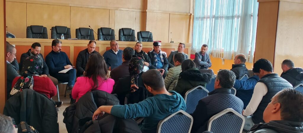 Le Bureau National du Syndicat National du Crédit Populaire du Maroc en réunion à Casa Le Bureau National du Syndicat National du Crédit Populaire du Maroc en réunion à Casa