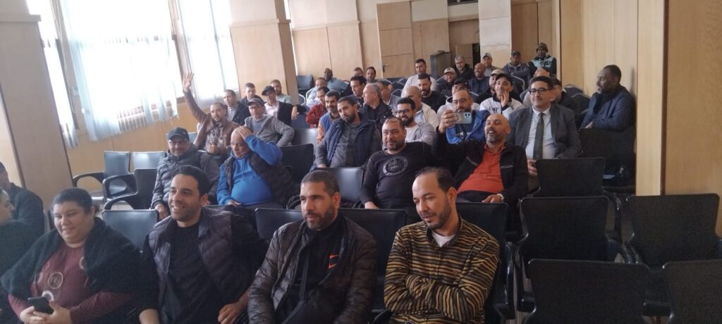 اجتماع للمجلس النقابي للنقابة الموحدة للمواد الغذائية برئاسة الأخ أحمد بهنيس اجتماع للمجلس النقابي للنقابة الموحدة للمواد الغذائية برئاسة الأخ أحمد بهنيس
