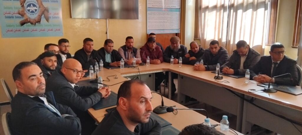 اجتماع مستخدمي وسائقي الشركة الوطنية النقل CTM ستيام