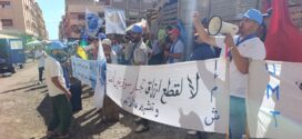 تجار سوق بني أنصار يدافعون على الحق في الاستقرار وممارسة التجارة.